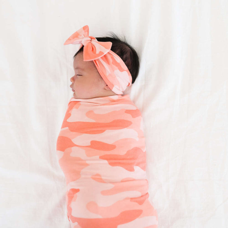 Copper Pearl Knit Swaddle Blanket | Remi