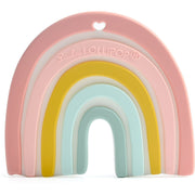 Loulou Lollipop Silicone Teether | Pastel Rainbow