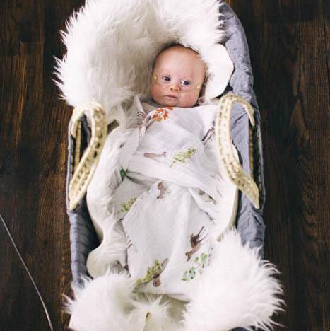 Little Unicorn Cotton Muslin Swaddle Blanket | Oh Deer!