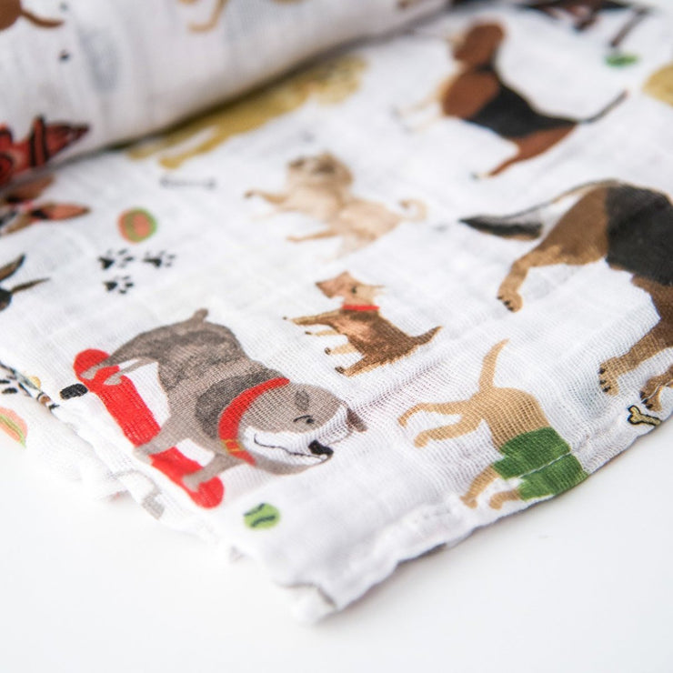 Little Unicorn Cotton Muslin Swaddle Blanket | Woof