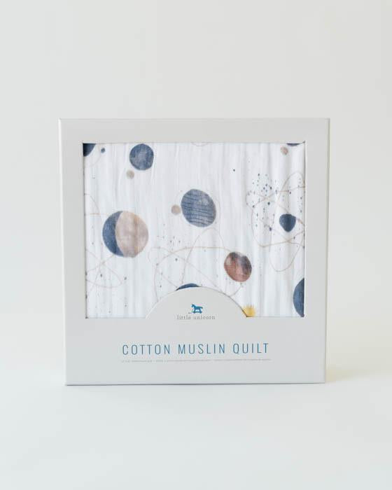 Little Unicorn Cotton Muslin Quilt | Planetary