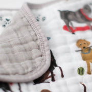 Little Unicorn Cotton Muslin Baby Quilt | Woof