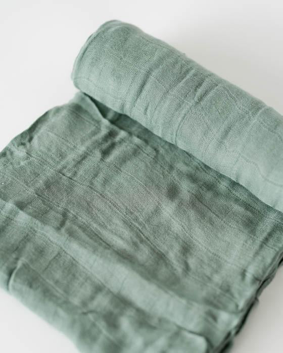 Little Unicorn Deluxe Swaddle - Sage
