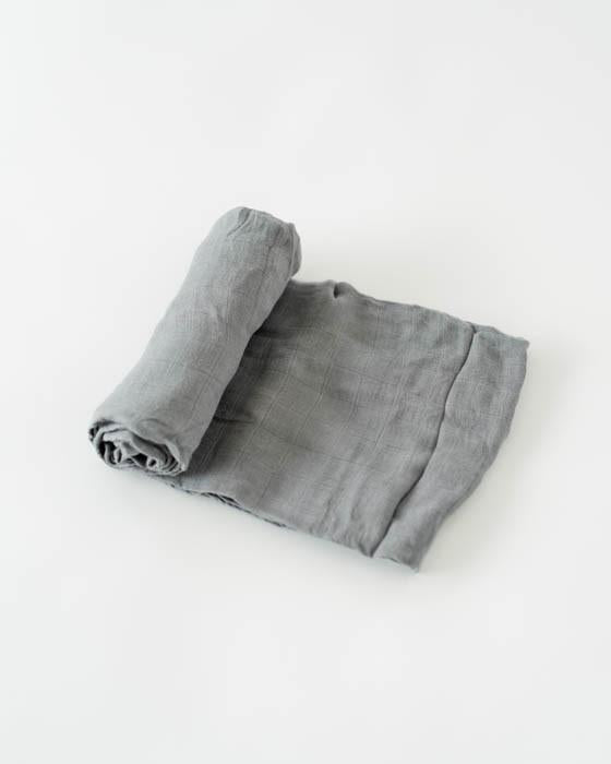 Little Unicorn Deluxe Swaddle | Charcoal