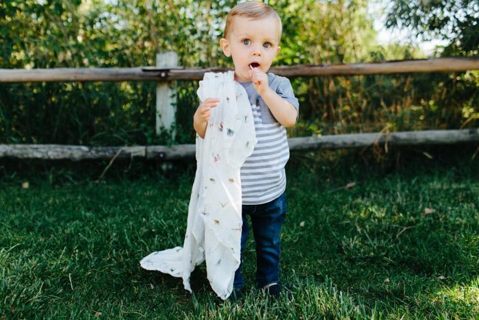 Gone shop fishing swaddle