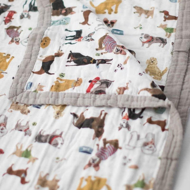 Little Unicorn Big Kid Cotton Muslin Quilt | Woof