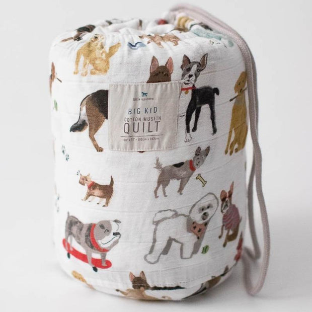 Little Unicorn Big Kid Cotton Muslin Quilt | Woof