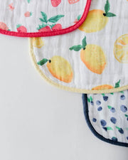 Little Unicorn Cotton Muslin Classic Bib 3 pack | Berry Lemonade