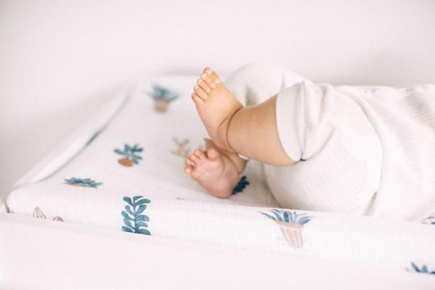Little Unicorn Cotton Muslin Changing Pad Cover | Prickle Pots