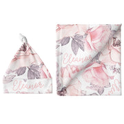 Sugar + Maple Small Blanket & Hat Set - Wallpaper Floral