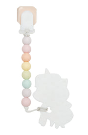 Loulou Lollipop Silicone Teether GEM Set | Rainbow Unicorn