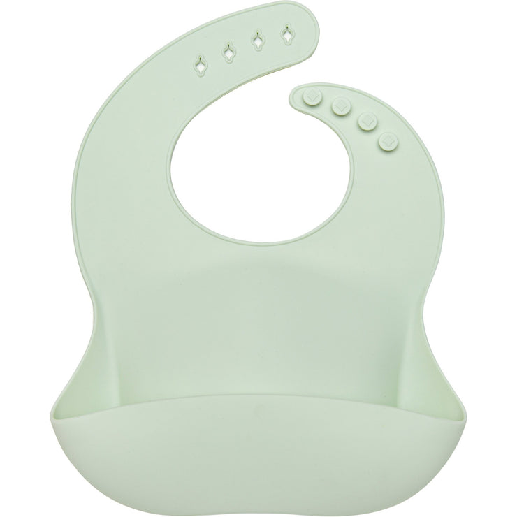 Loulou Lollipop Silicone Bib | Mint