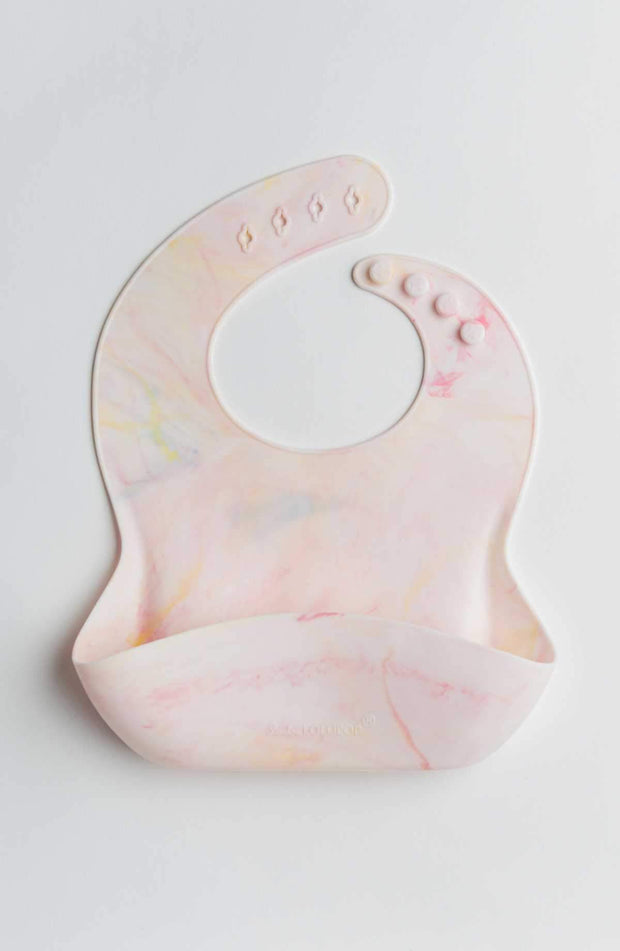 Loulou Lollipop Silicone Bib | Rainbow Tie Dye